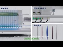 Ο βιομηχανικός αφυγραντήρας ιλύος φίλτρου ζώνης λειτουργεί συνεχώς για 24 ώρες.