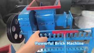 Πήλινη μηχανή τούβλων Diesel Engine Brick Maker