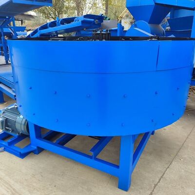 Cement Plant Equipments Concrete Flat Match Mixer for Preparing Concrete Mortar and Various Construction Applications