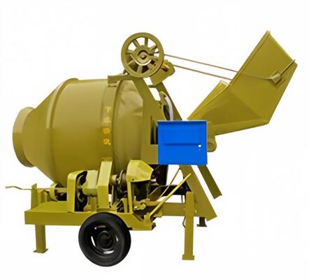 High Efficiency Cement Plant Equipments Portable Tilt Drum Concrete Mixer For Mine Slope & Road Repair