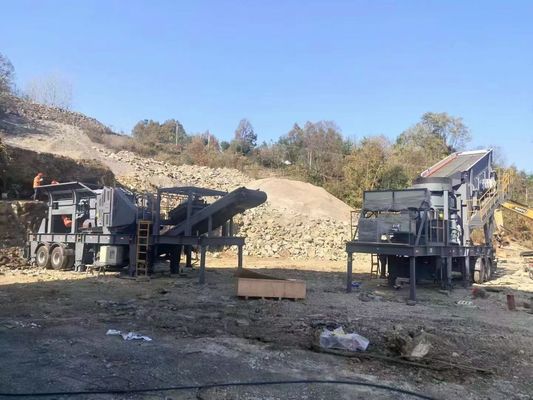 Stone Sand Making PE750×1060 Mobile Jaw Crusher Machine For Mining