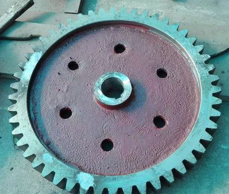 Surface Hardening 4140 Ball Mill Big Forged Spur Gear Wheel Pinion Gear