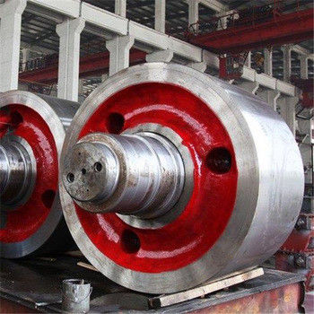 34CrNiMo Cement Rotary Kiln Support Roller Cast Steel Grinding Mill