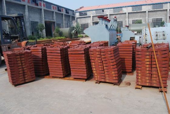 Υψηλά σκάφη της γραμμής της Shell μύλων σφαιρών χάλυβα μαγγάνιου και μαγνητικός πίνακας επένδυσης