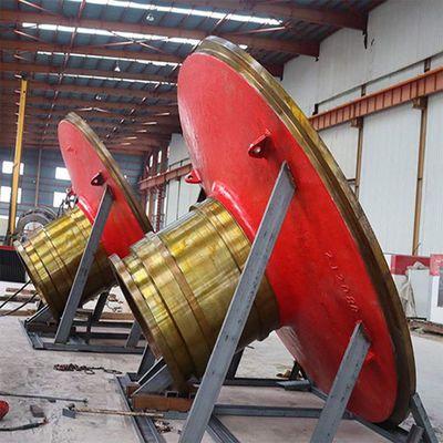 Κάλυμμα τελικού καλύμματος χύτευσης από χάλυβα Χύτευση και σφυρήλατο κάλυμμα μύλου σφαιρών Προσαρμοσμένο