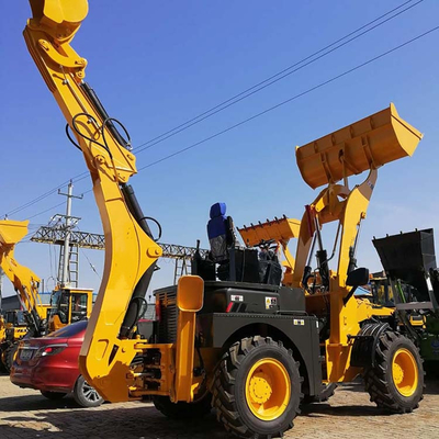 Ύψος 3500mm Ντάμπινγκ κάδων Backhoe βαρέων καθηκόντων μηχανήματα κατασκευής φορτωτών