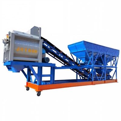 Φορητή Μονάδα Ανάμιξης Σκυροδέματος JS Mobile Forced Mixing Plant Σταθμός Ανάμιξης Σκυροδέματος Εξοπλισμός Εργοστασίου Τσιμέντου