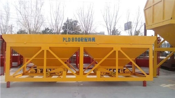 Μηχανή Ζύγισης Σκυροδέματος Σειράς PLD Υψηλής Ακρίβειας Εξοπλισμός Ζύγισης Αδρανών Πολλαπλών Χοάνων
