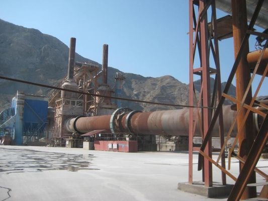 τιμή περιστροφικών κλιβάνων και εργοστασίων τσιμέντου κυλίνδρων υποστήριξης 2.5x40 180tpd