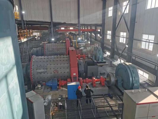 Μύλος άλεσης μεταλλεύματος κυλίνδρων 500tph μεγάλης περιεκτικότητας για τα υγρά - και - ξηρά μεταλλεύματα