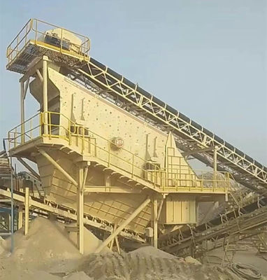 Malla Vibratoria γραμμική δομένος οθόνη κόσκινων 100TPH διαχωριστών δόνησης άμμου