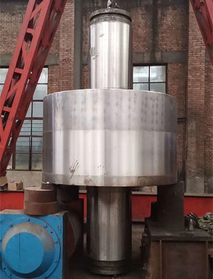 45 Trunnion σφυρηλατημένων κομματιών άξονων κυλίνδρων ροδών υποστήριξης ρίψεων χάλυβα ZG20SiMn οδηγώντας κύλινδρος