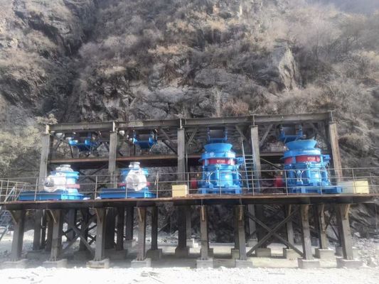 35-460 χιλ. σκληρός πέτρινων θραυστήρων θραυστήρας κώνων μηχανών κινητός