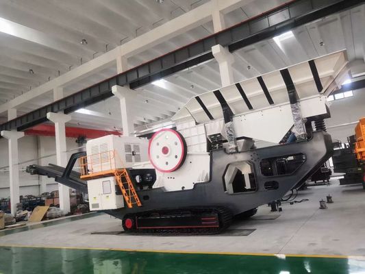 Τραγούδησε την παραγωγή του tph 450 τη μηχανή πέτρινων θραυστήρων κινητός συντετριμμένος σταθμός